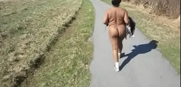  nude walk at field